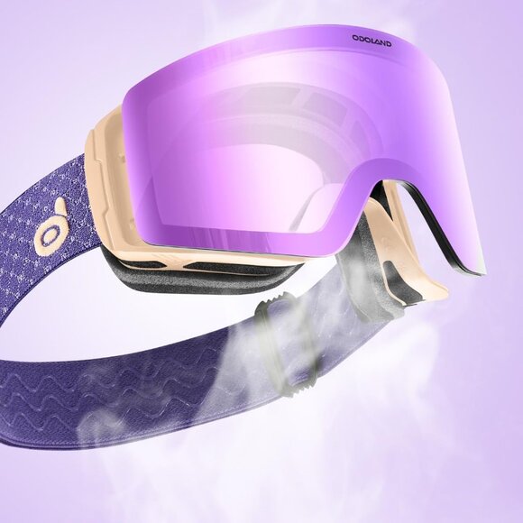 Snow Snowboard Goggles with Pattern Strap - Picture 6 of 6